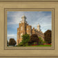 Logan Utah Temple House on a Hill