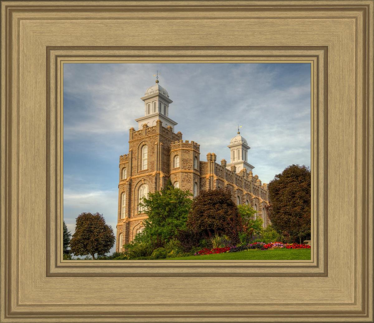 Logan Utah Temple House on a Hill
