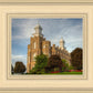 Logan Utah Temple House on a Hill