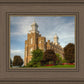 Logan Utah Temple House on a Hill