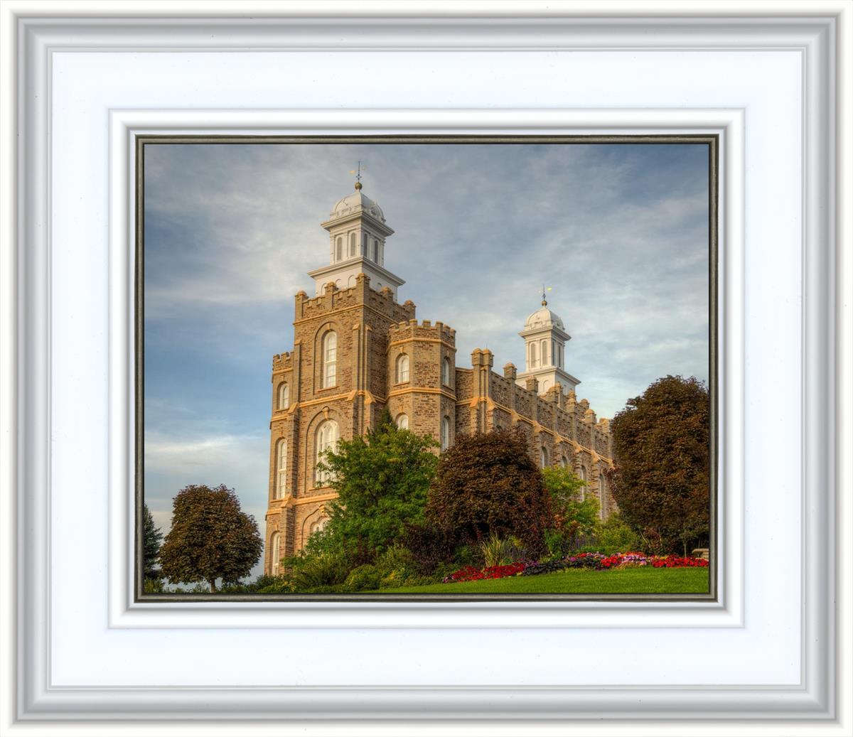 Logan Utah Temple House on a Hill