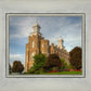 Logan Utah Temple House on a Hill