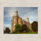 Logan Utah Temple House on a Hill