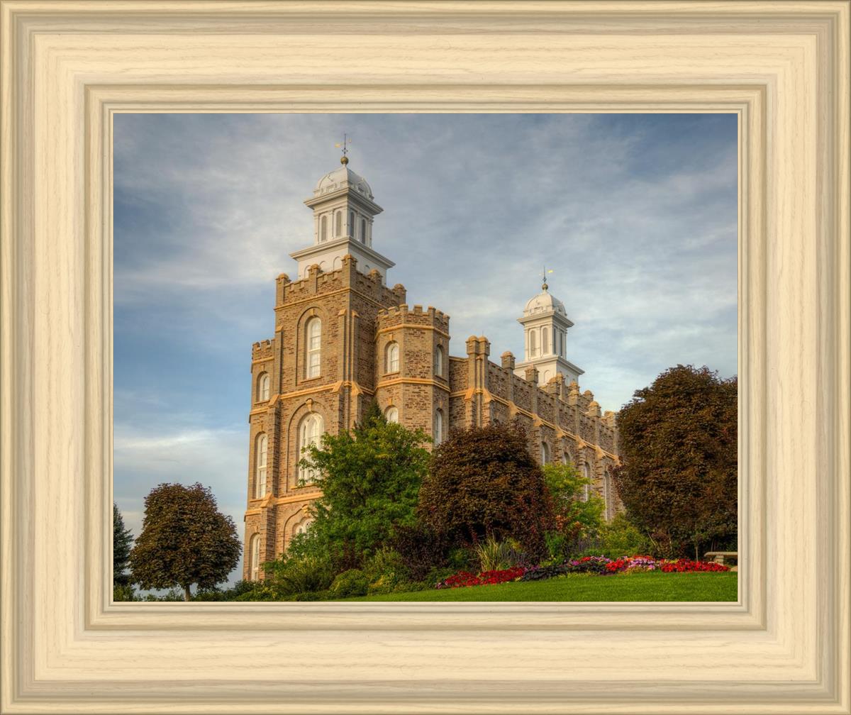 Logan Utah Temple House on a Hill