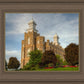 Logan Utah Temple House on a Hill
