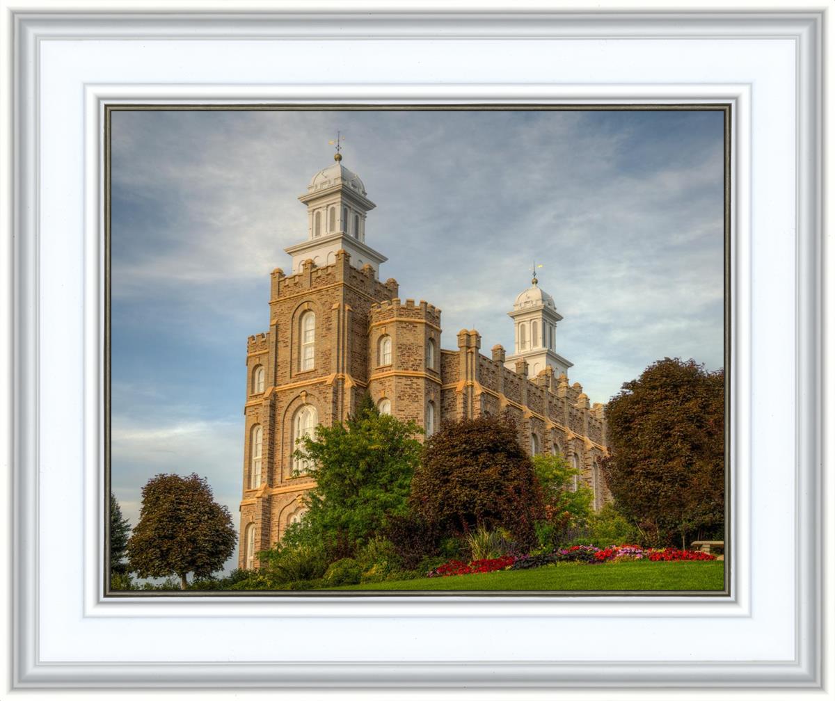Logan Utah Temple House on a Hill