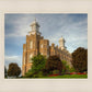 Logan Utah Temple House on a Hill