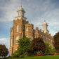 Logan Utah Temple House on a Hill