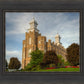 Logan Utah Temple House on a Hill