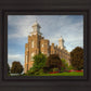 Logan Utah Temple House on a Hill