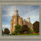 Logan Utah Temple House on a Hill