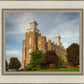 Logan Utah Temple House on a Hill