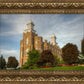 Logan Utah Temple House on a Hill