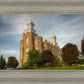 Logan Utah Temple House on a Hill