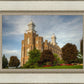 Logan Utah Temple House on a Hill