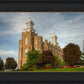 Logan Utah Temple House on a Hill