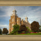 Logan Utah Temple House on a Hill