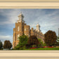 Logan Utah Temple House on a Hill