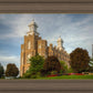 Logan Utah Temple House on a Hill