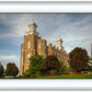 Logan Utah Temple House on a Hill