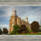 Logan Utah Temple House on a Hill