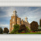 Logan Utah Temple House on a Hill