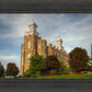 Logan Utah Temple House on a Hill