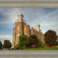 Logan Utah Temple House on a Hill