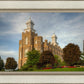 Logan Utah Temple House on a Hill