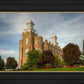 Logan Utah Temple House on a Hill