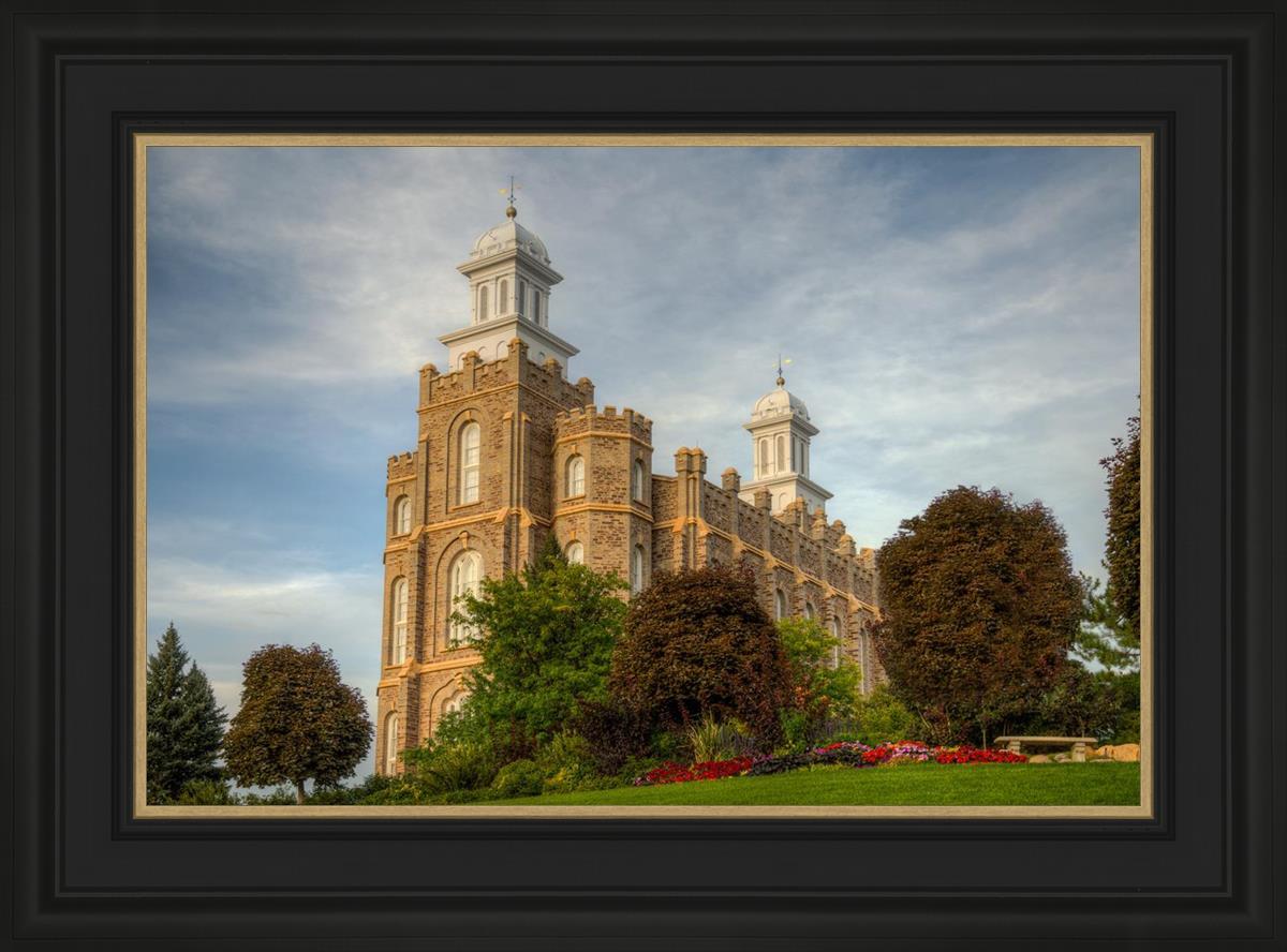 Logan Utah Temple House on a Hill