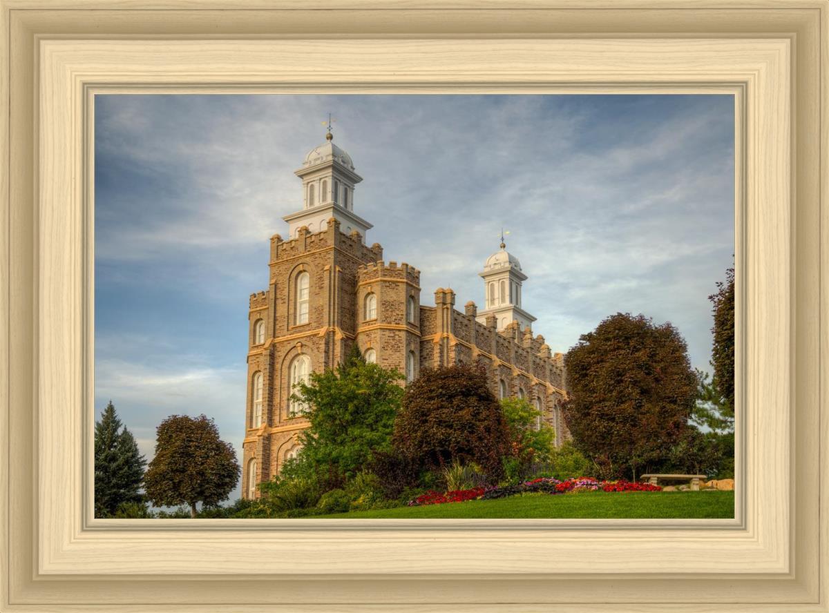 Logan Utah Temple House on a Hill