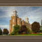 Logan Utah Temple House on a Hill