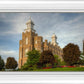 Logan Utah Temple House on a Hill