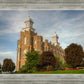 Logan Utah Temple House on a Hill
