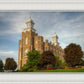 Logan Utah Temple House on a Hill