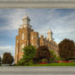 Logan Utah Temple House on a Hill