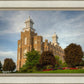 Logan Utah Temple House on a Hill