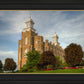 Logan Utah Temple House on a Hill
