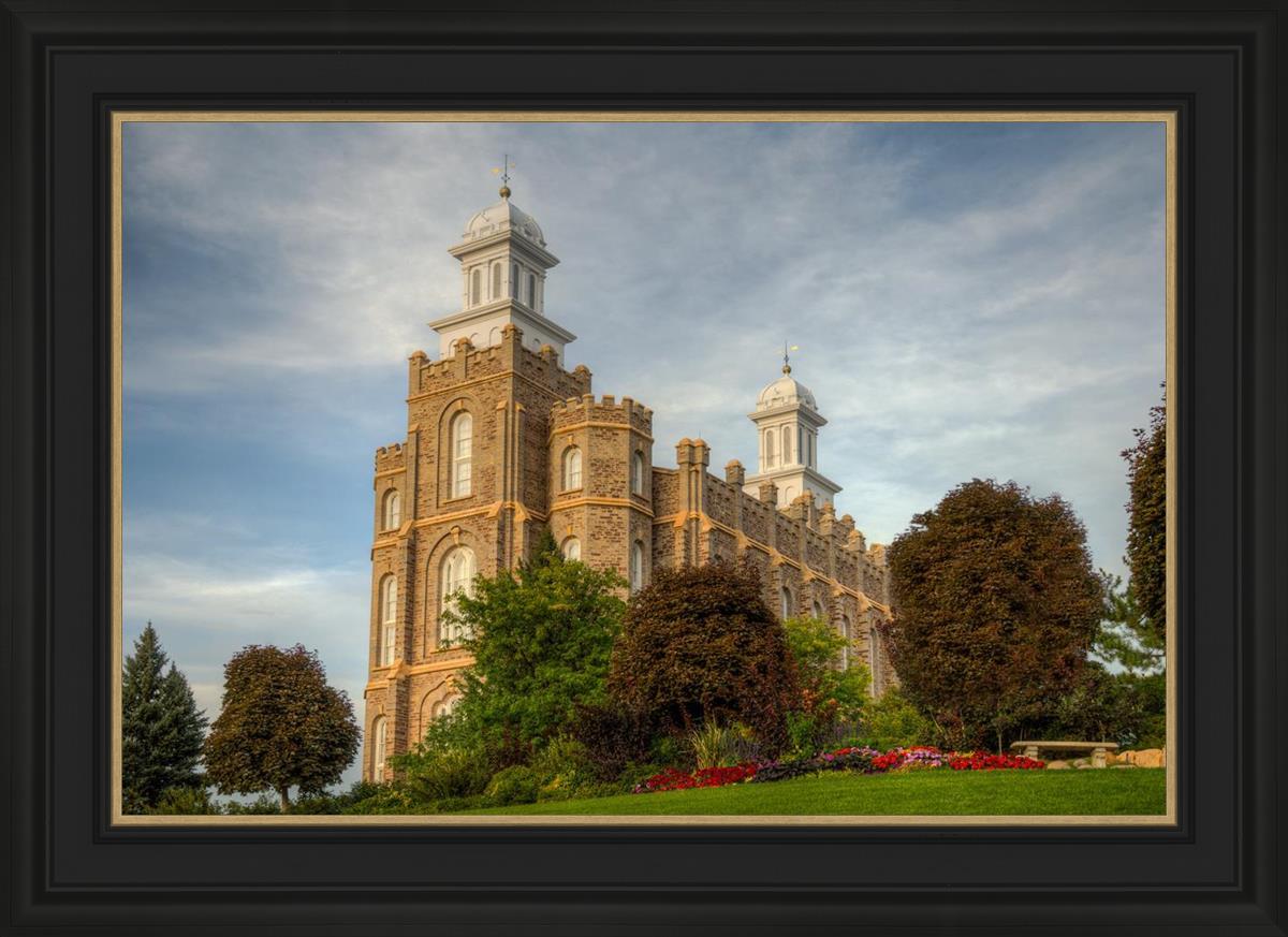 Logan Utah Temple House on a Hill