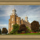 Logan Utah Temple House on a Hill