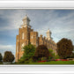 Logan Utah Temple House on a Hill