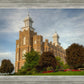 Logan Utah Temple House on a Hill