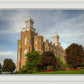 Logan Utah Temple House on a Hill