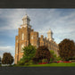 Logan Utah Temple House on a Hill