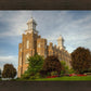 Logan Utah Temple House on a Hill