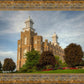 Logan Utah Temple House on a Hill