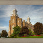Logan Utah Temple House on a Hill
