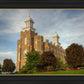 Logan Utah Temple House on a Hill