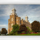 Logan Utah Temple House on a Hill